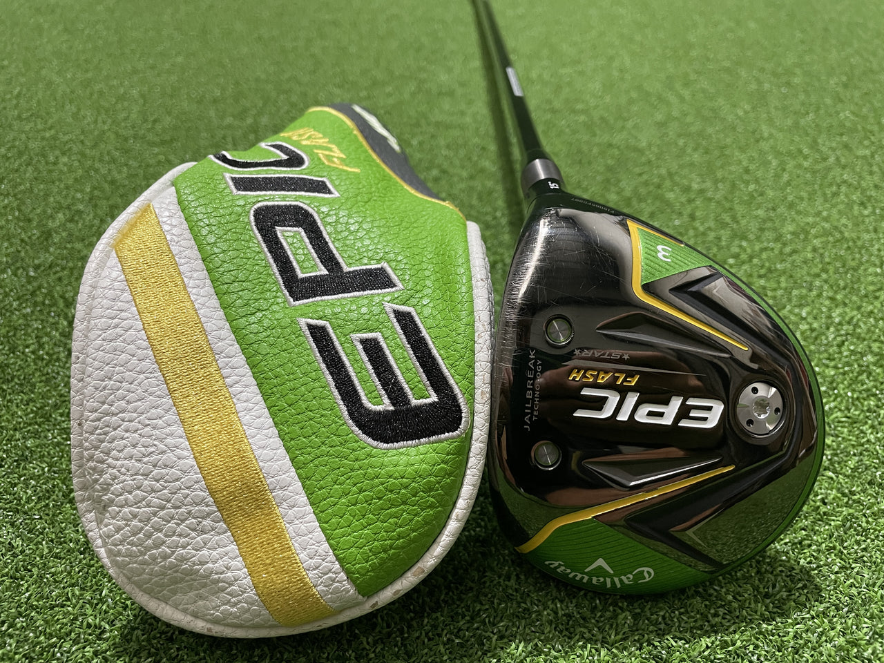 2017 Callaway Epic Flash Star 15° 3 Wood With Headcover *Excellent Condition*