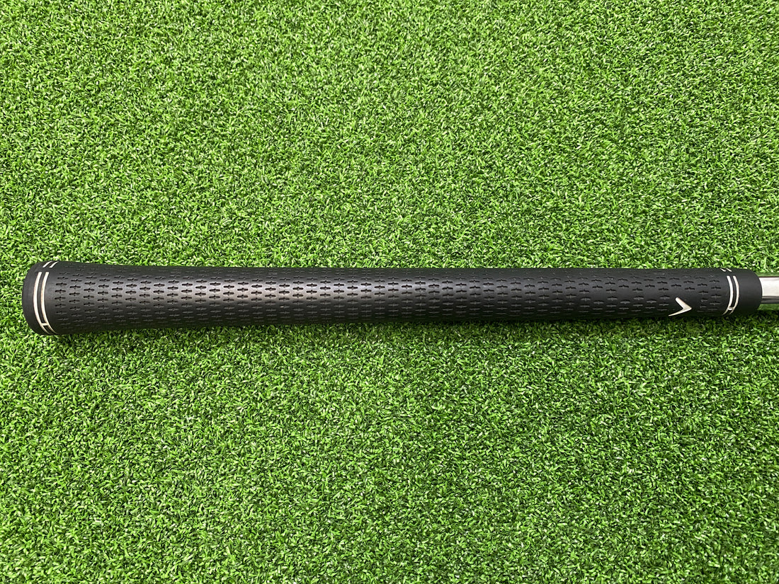2017 Callaway MD4 Chrome 50° Wedge Bounce- 12°   Dexterity- R/H  Flex- Stiff  Condition- 7  Shaft- N.S.PRO 950GH  Grip- Golf Pride Tour Velvet