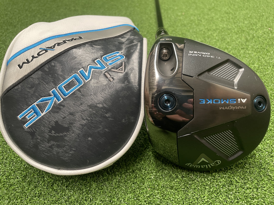 2024 Callaway Paradym Ai Smoke Ti 340 13.5° Mini Driver With Headcover *Excellent Condition*