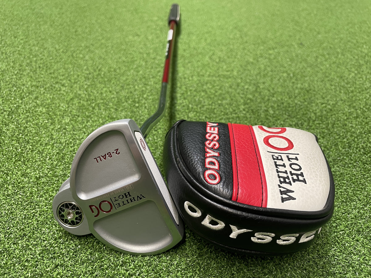 2021 Odyssey White Hot OG 2 Ball 34" Left Handed Putter With Headcover