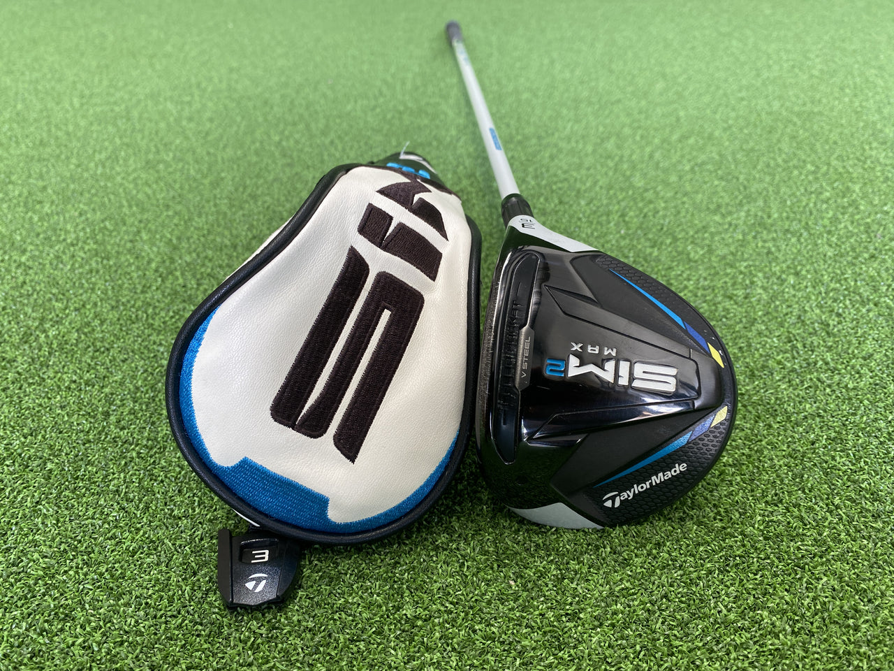 2021 TaylorMade Sim 2 Max 15° 3 Wood With Headcover
