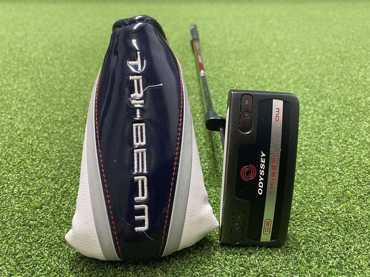 2019 Odyssey Stroke Lab Tri-Beam Double Wide CS 34" Putter With Headcover *Excellent Condition*