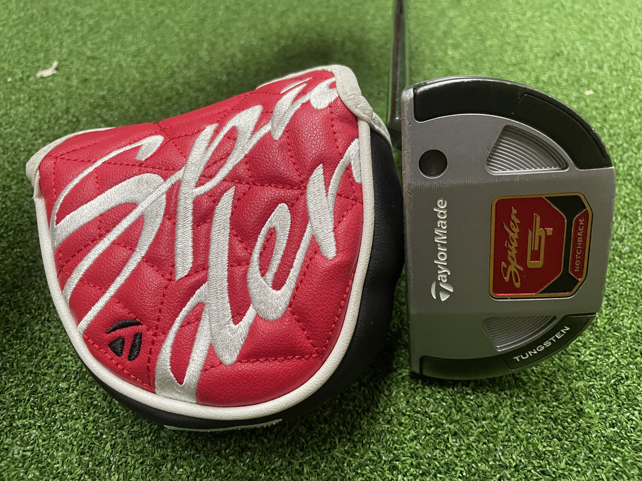 2022 TaylorMade Spider GT Notchback 34" Putter With Headcover