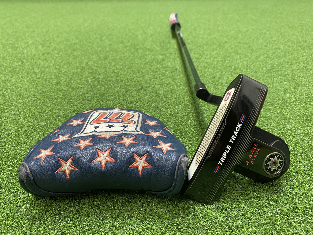 2020 Odyssey 2-Ball Blade Triple Track 35" Putter With Headcover
