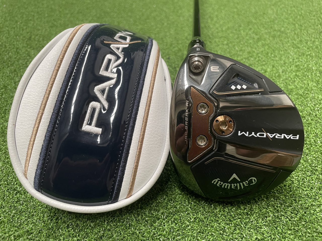 2023 Callaway Paradym Triple Diamond 15° 3 Wood With Headcover *Excellent Codnition*