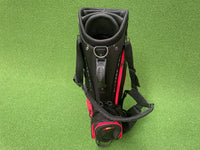 Ellesse Black/Red 6-Way Stand Bag *Like New* *No Rain Cover*