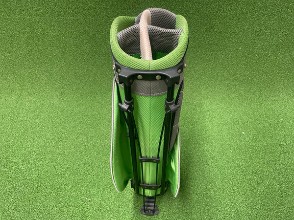Lynx  Junior Green/Grey 6-9 5-Way Stand Bag *Like New**No Raincover*