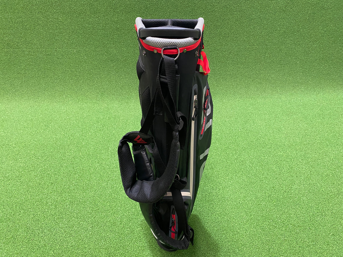 Big Max Aqua Ocean Black/Grey/Red 4-Way Stand Bag *Like New*