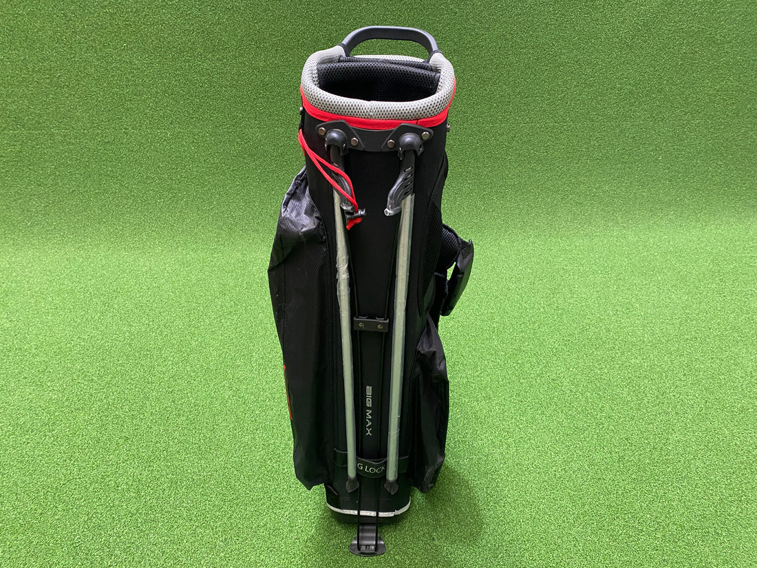 Big Max Aqua Ocean Black/Grey/Red 4-Way Stand Bag *Like New*