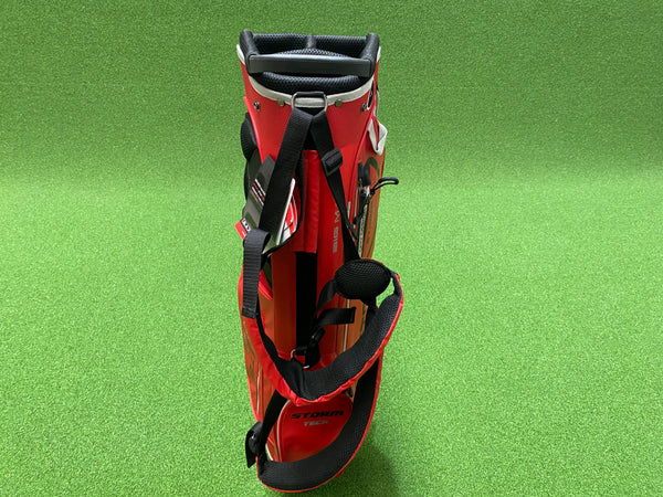 Big Max Dri Lite Seven Red/Black 4-Way Stand Bag with Raincover *Like New*