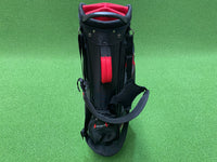 Tommy Armour Evo Black/Red 6-Way Stand Bag With Raincover *Like New*