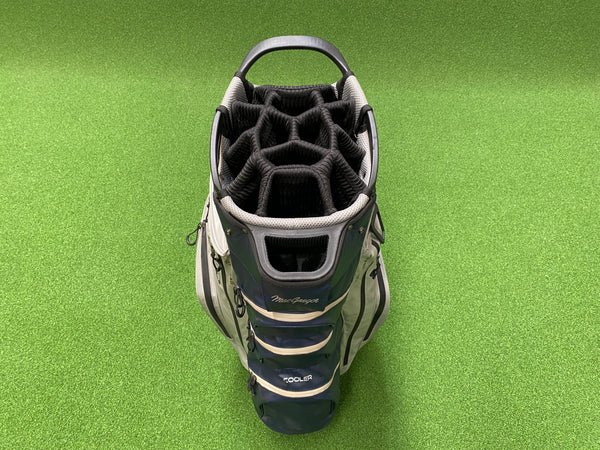 MacGregor 14-Way Grey/Blue Cart Bag *No Raincover* *Like New*