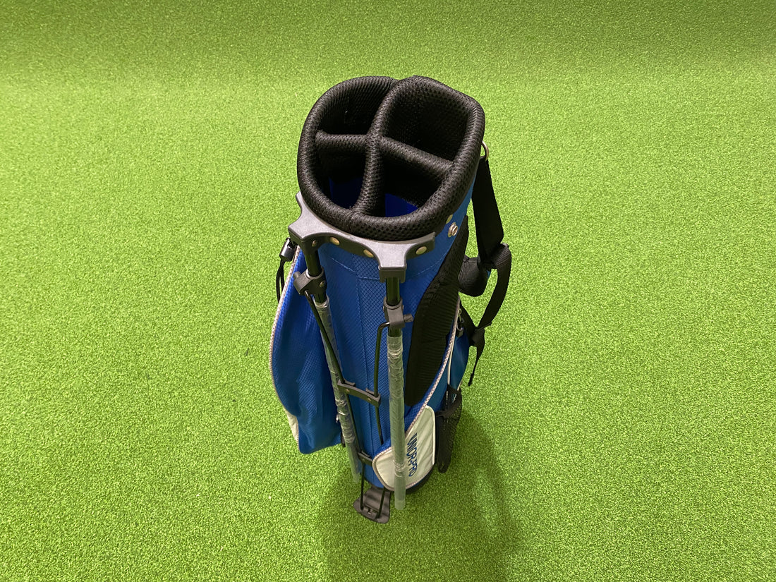 Junior-Pro 9-12Yrs Old 5-Way Stand Bag With Raincover *Like New*