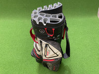 Big Max Aqua Silencio 4 Red/White/Black 14-Way Cart Bag With Raincover *Pen Marks*