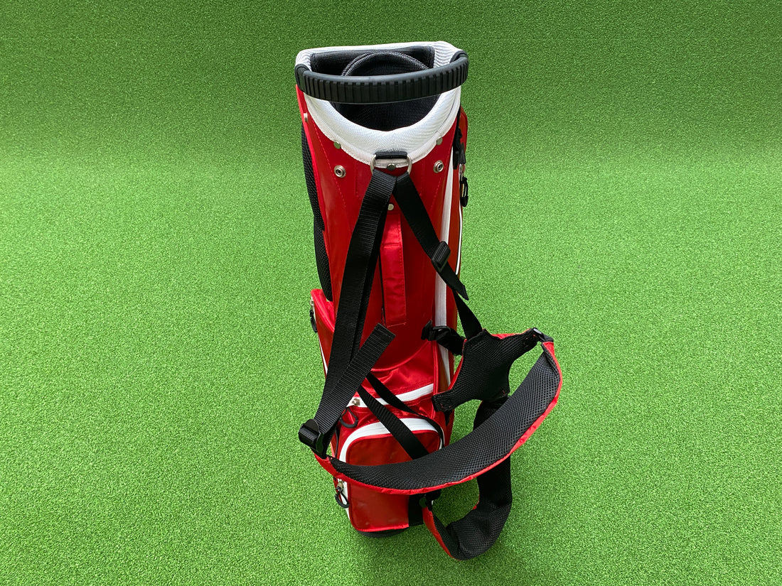 Cheng Sheng Red 4-Way Stand Bag with Raincover *Like New*