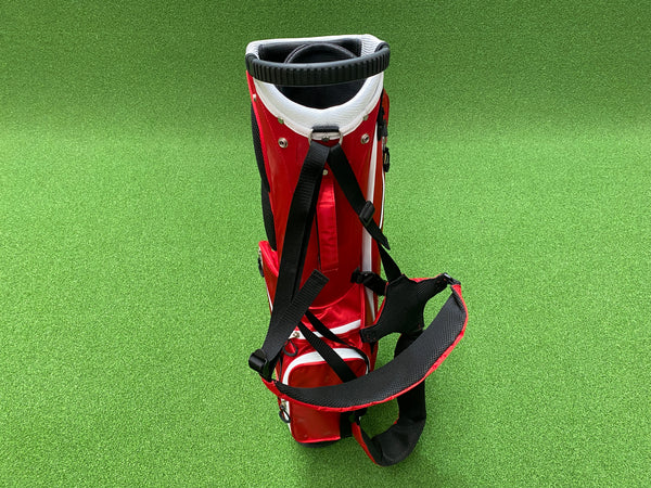 Cheng Sheng Red 4-Way Stand Bag with Raincover *Like New*