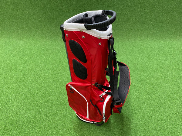 Cheng Sheng Red 4-Way Stand Bag with Raincover *Like New*