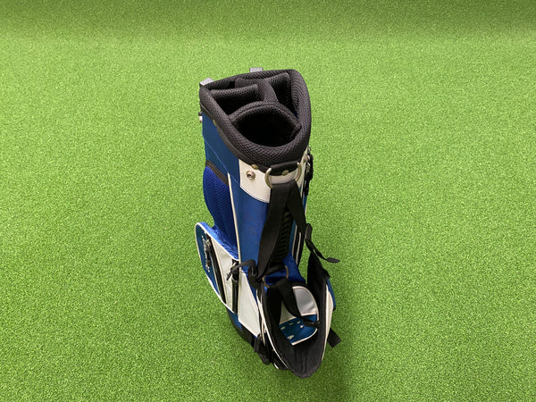 Junior-Pro Blue/White 6-8Yr Old 5-Way Stand Bag *No Raincover* *Like New*