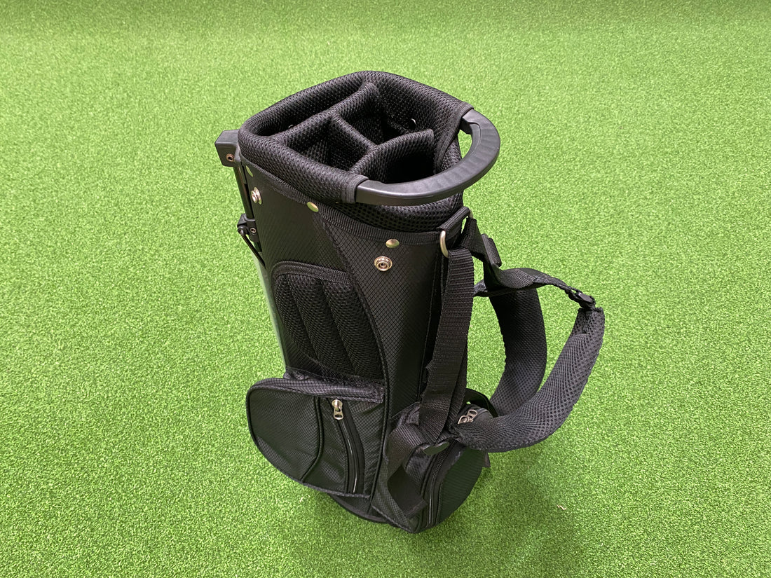Black Fabric 4-6Yr Olds 4-Way Stand Bag *No Raincover* *Like New*