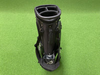 Robin Black Leather 4-Way Stand Bag With Raincover *Like New*