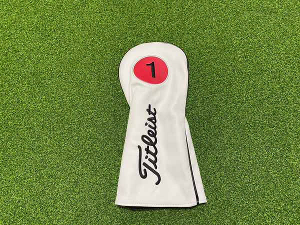 *New* Titleist Numbered Headcovers - White