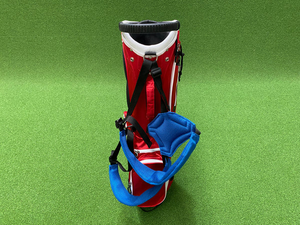 Cheng Sheng Red 4-Way Stand Bag *No Raincover* *Comes with different strap* *Broken Zip*