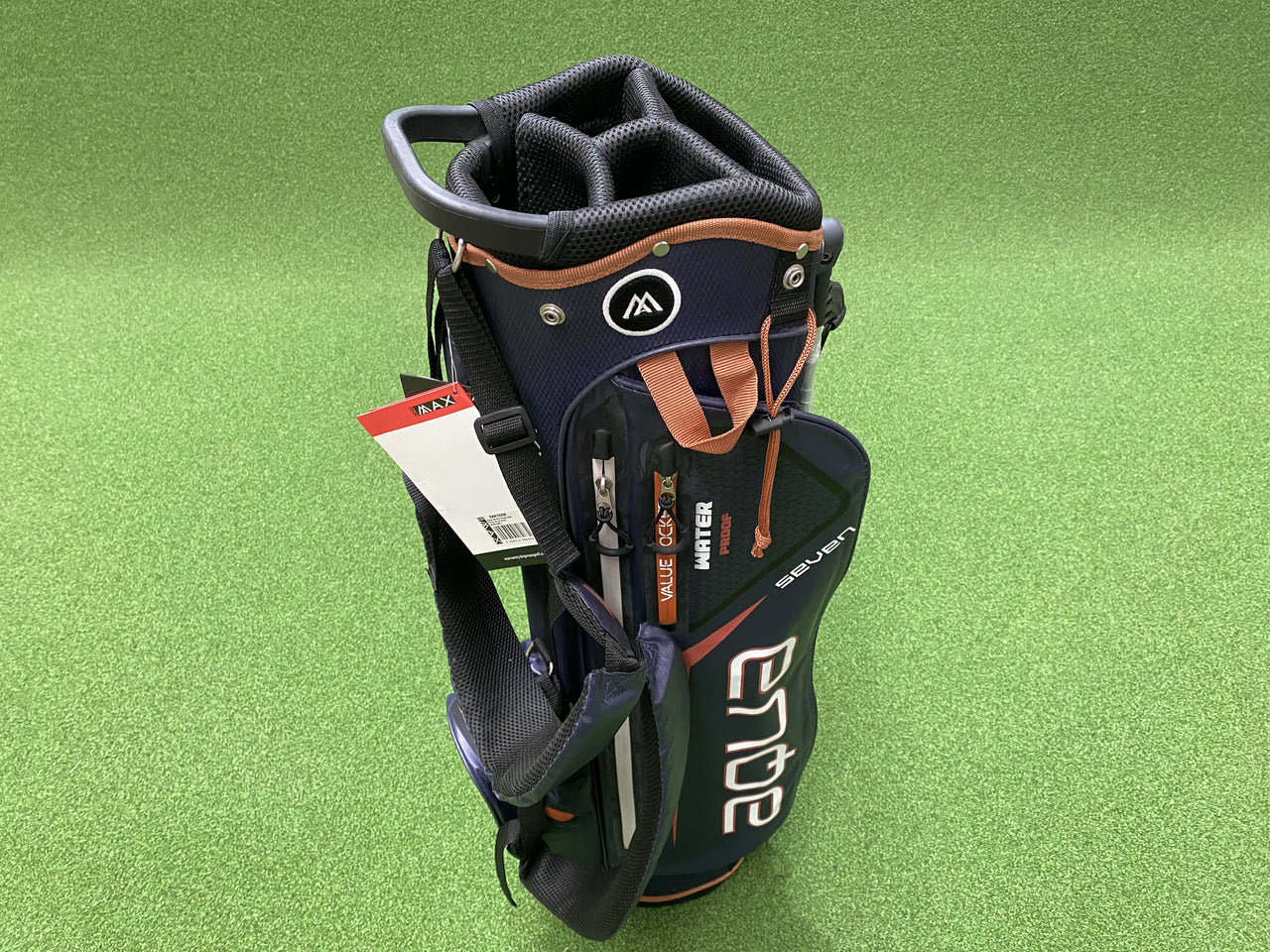 *New* Big Max Aqua Seven Waterproof 4-Way Purple Stand Bag *No Raincover*