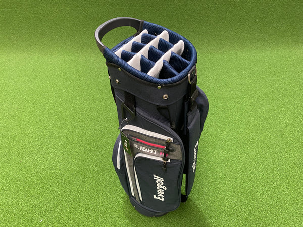 EverGolf 14-Way Navy Cart Bag *No Raincover* *Like New*