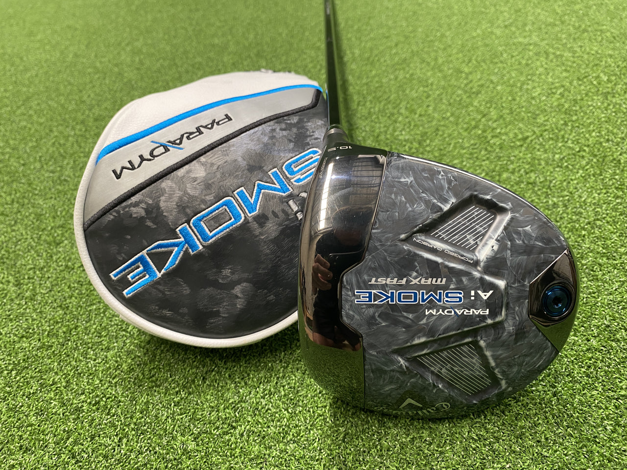 2024 Callaway Paradym Ai Smoke Max Fast 10.5° Driver With Headcover Dexterity- R/H Flex- Regular Length- 45" Condition- 9 S/N- F24069D0740F Shaft- Tensei 40 Grip- Lamkin
