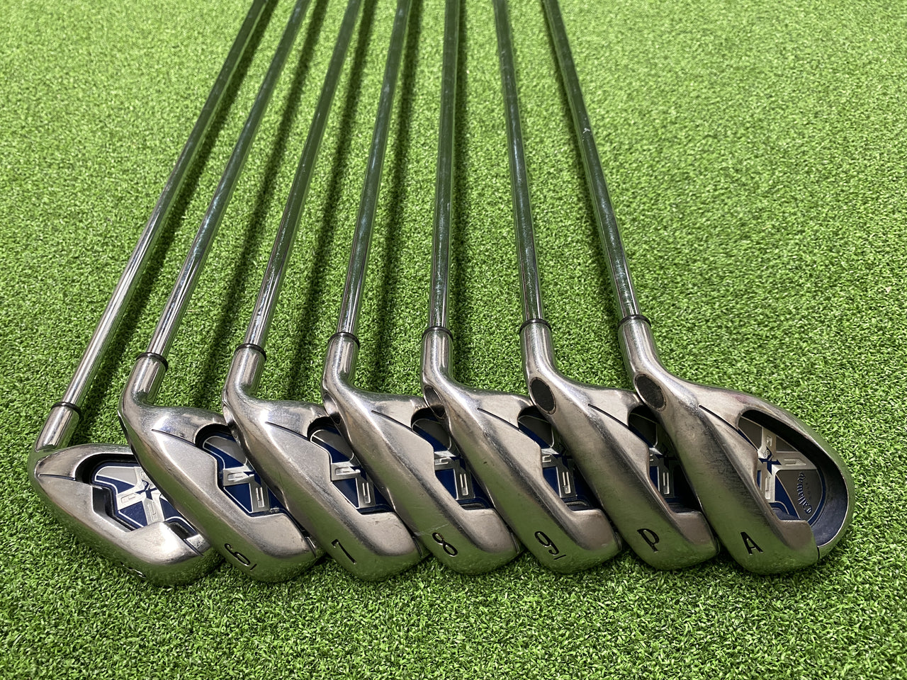 2004 Callaway X-18 5-9, Pw, Aw Iron Set