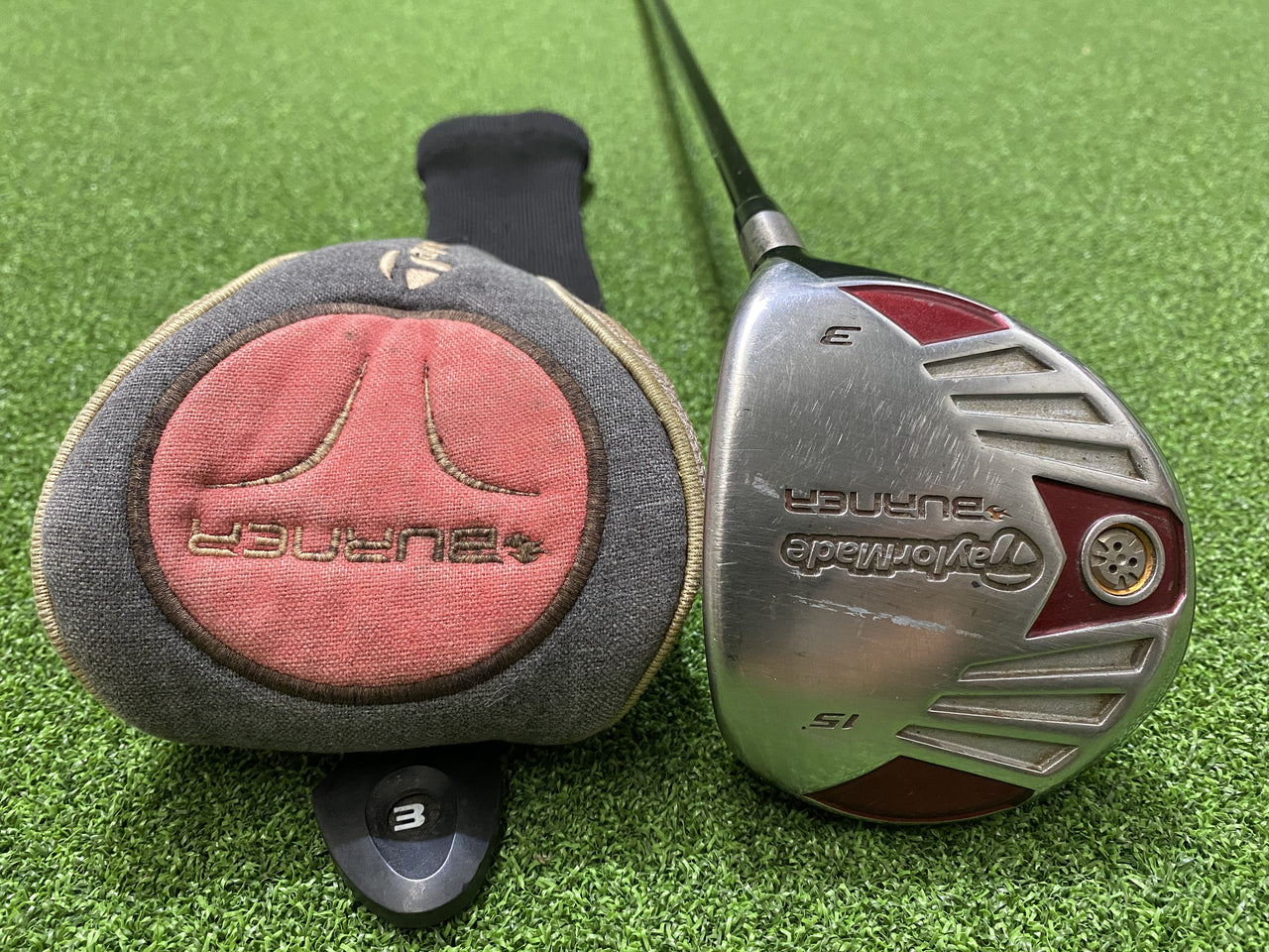 2007 TaylorMade Burner 15° 3 Wood With Headcover
