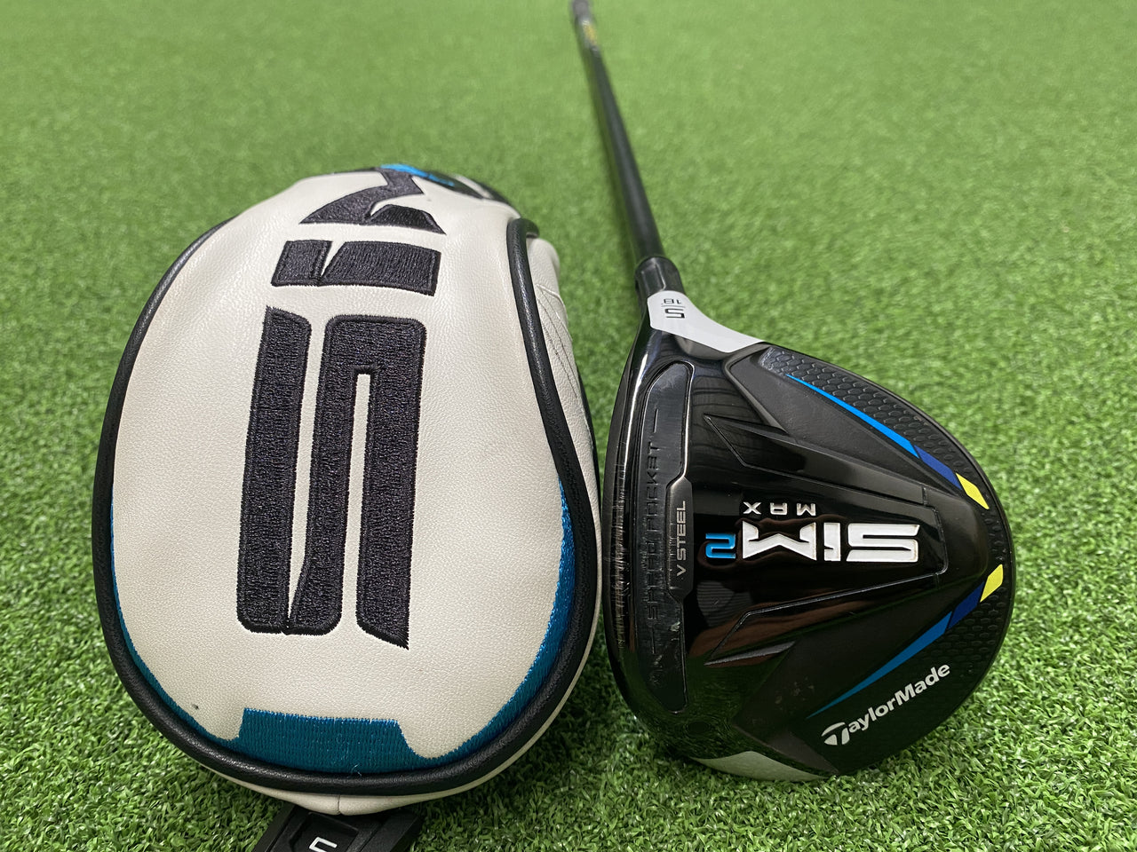 2021 TaylorMade Sim 2 Max 18° 5 Wood With Headcover