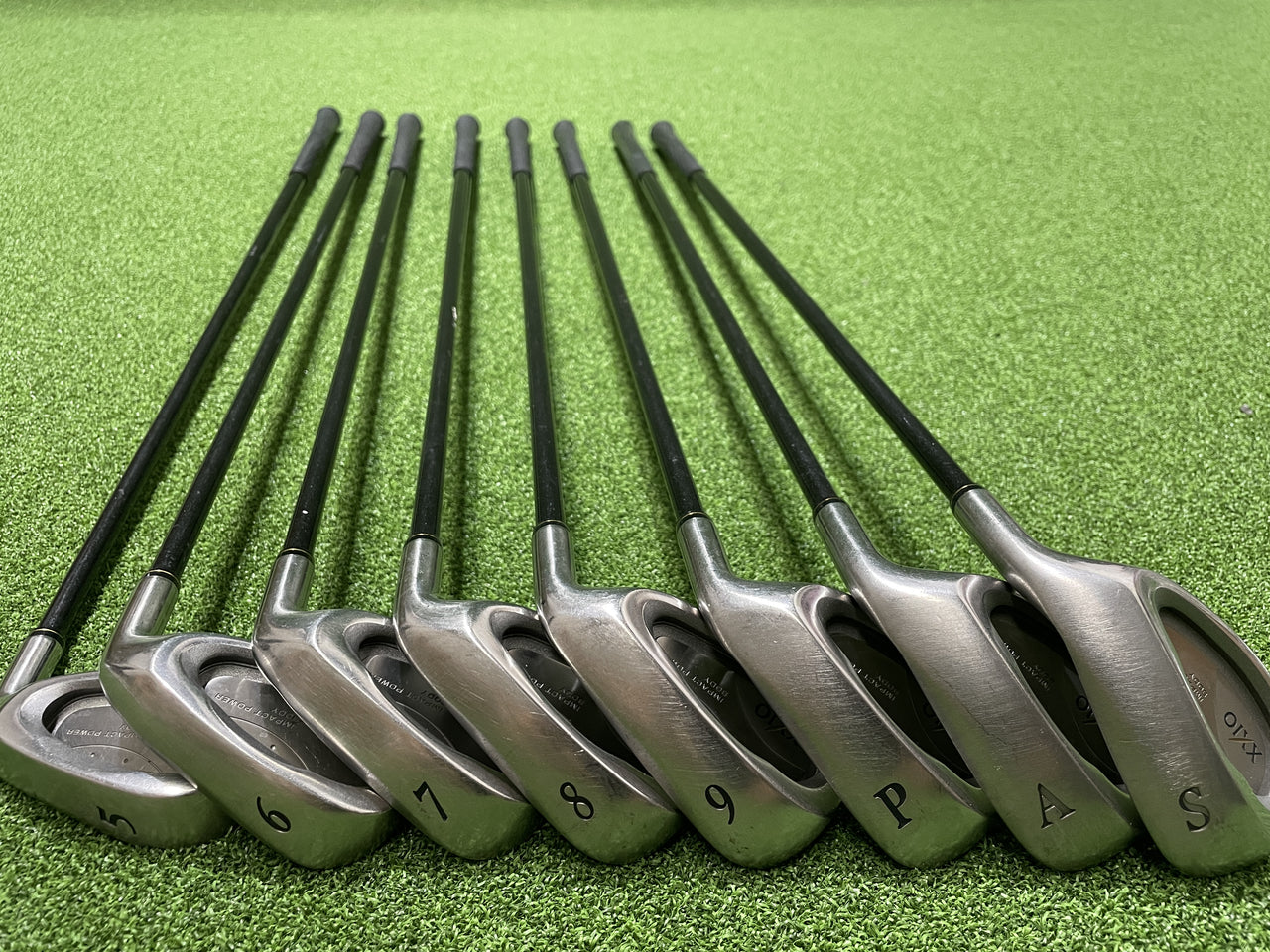 2004 XXIO Impact Power Body 5-9, Pw, Aw, Sw Iron Set
