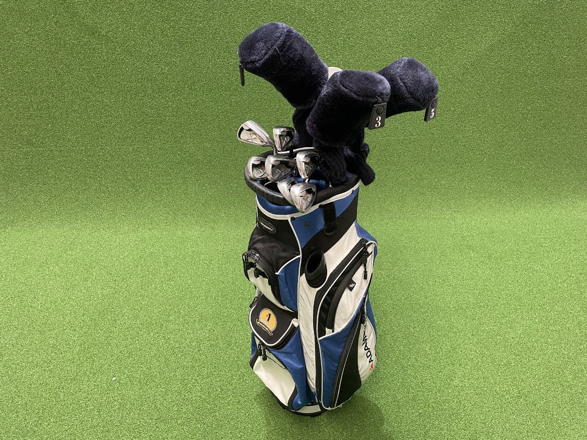 Callaway Big Bertha & X20  Full Set With Adams Golf 14 Way Cart Bag