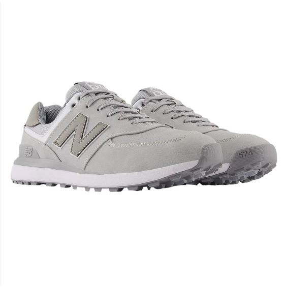 *New* New Balance 574 Greens V2 Spikeless Grey/White Golf Shoe