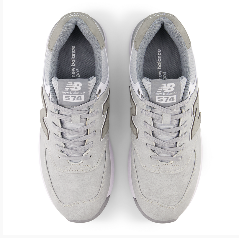 *New* New Balance 574 Greens V2 Spikeless Grey/White Golf Shoe