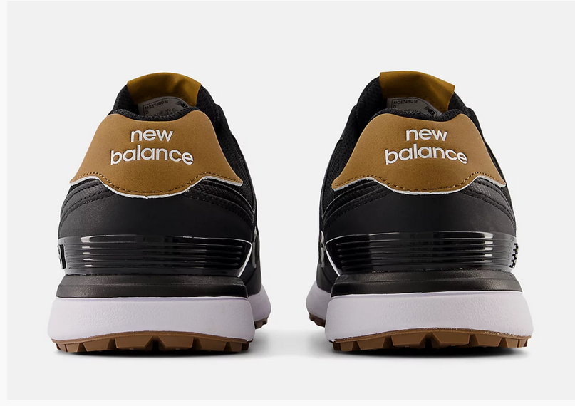 *New* New Balance 574 Greens V2 Spikeless Black/Gum Golf Shoe