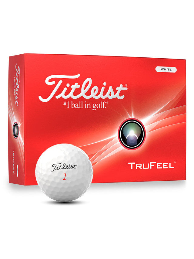 *New* Titleist TruFeel Golf Balls - White
