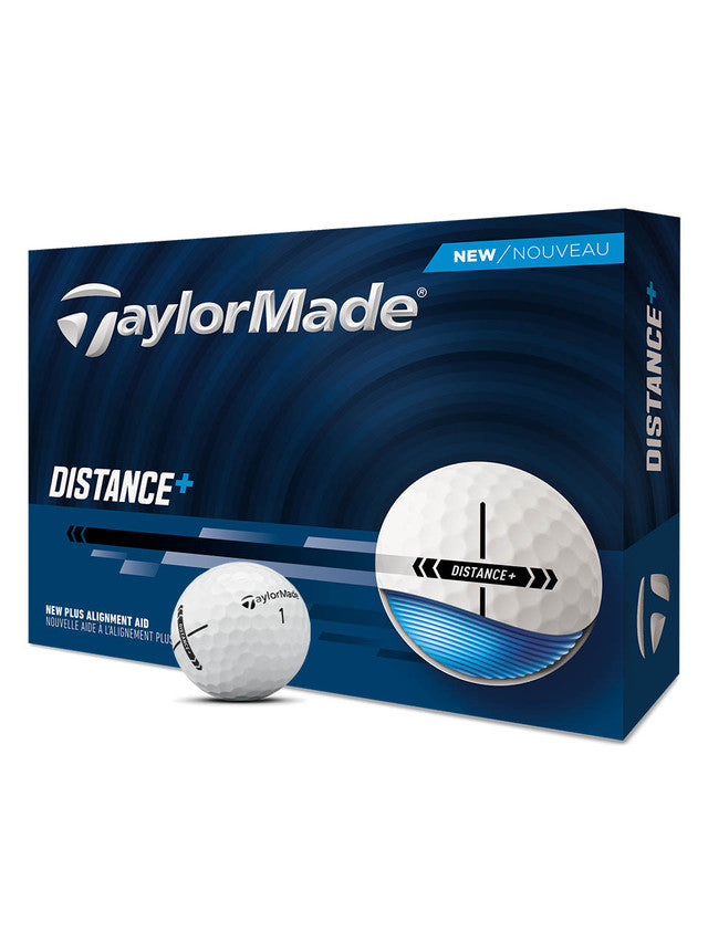 *New* TaylorMade Distance+ Golf Balls - White