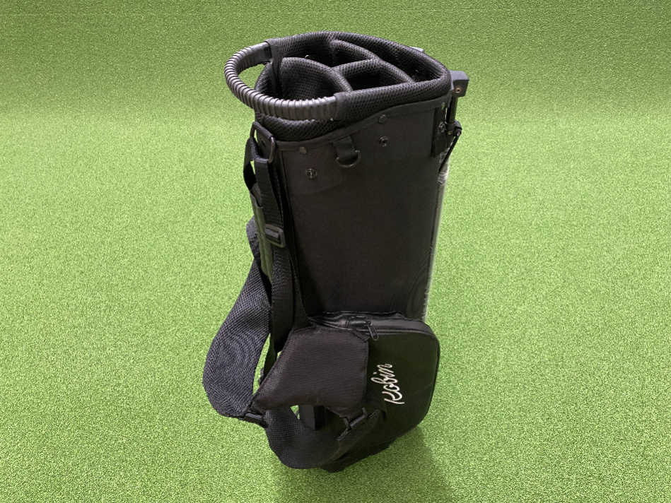 Robin Black Leather 4-Way Stand Bag *No Raincover* *Like New*